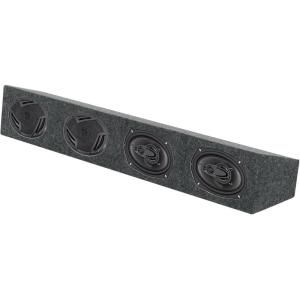 imageRockville Car Audio Bundle 4 RV694A 6x9in 1000W 4Way CEARated Car Speakers RS6X94 4Hole Double Angle 6x9in Speaker Enclosure Box for Car Audio Systems 5Items
