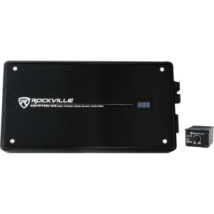 imageRockville Krypton M4 6000w Peak1500w RMS Mono 1 Ohm Car Amplifier AmpRemote