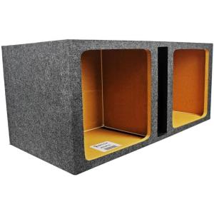 imageRockville RDVK15 Dual 15 Vented Subwoofer Box for Kicker Solo Baric L7L5L3 Hifonics amp Other Square Woofers MDF Construction Deep Bass Easy Install for Car Audio Enthusiasts