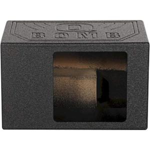 imageRockville RQB12 SQ 18 Cu Ft Single 12 Side Ported Sub Box Enclosure for Kicker Solo Baric L7SL7R MDF Durable Bedliner Finish Precision Fit for Car Audio Enthusiasts