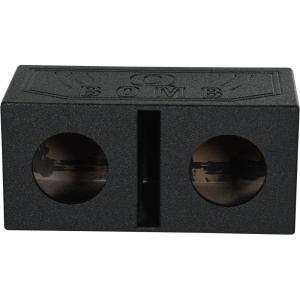 imageRockville RQB8 Dual 8 Vented Subwoofer Enclosure Bed Liner Finish 34 MDF SpringLoaded Terminals for Car Audio Enthusiasts