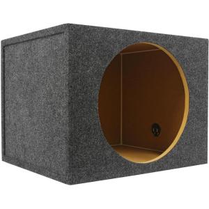 imageRockville RSQ15 26 cuft Sealed Car Subwoofer Enclosure Single 15 Sub Box 34 USA MDF Gold Terminals Made in USA for Car Audio