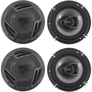 imageRockville RV63A 2 Pairs 65 3Way Car Speakers 750W Peak140W RMS CEA Compliant  4 Speakers Total