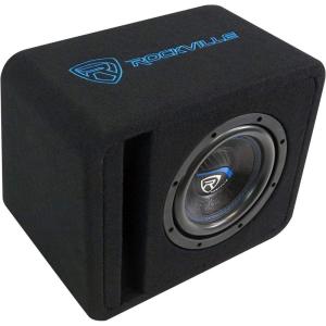 imageRockville VS8K54 8 K5 800W Peak200W RMS Car Subwoofer 4 Ohm Vented Enclosure 400W Program Power 37Hz13kHz Deep Bass for Car Audio SystemsSinge 8 4 Ohm