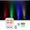 image6 Rockville Best PAR 50 Battery Wash Lights Wireless DMX384 Channel Controller