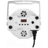 image8 Rockville RockPAR50 White LED RGB Par Can DMX DJ Wash UpLightsBackpack