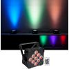 imageRockville BEST PAR 60 Bundle 6 Rechargeable RGBWA and UV Battery Wash Lights with Wireless DMX 13200mAh Power 9x6W LEDs ROCKFORCE W4 384Channel 24GHz DMX Lighting Controller with MIDI 7items