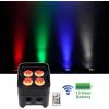 imageRockville Best PAR 50 Bundle 2 Rechargeable Par Can Wash Lights wWireless DMX RGBWAUV ROCKFORCE W4 384Channel Wireless DMX Lighting Controller MIDI 3Items