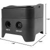 imageRockville Best PAR 50 Rechargeable Par Can Wash Lights wWireless DMXRGBWAUV Battery Powered Design for DJ and Stage Events 2piece