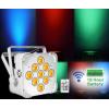 imageRockville Best PAR 60 Bundle 2 60W RGBWAUV Battery Powered Wireless DMX Wash Par Lights RFAAW 112x48 DJ Event Facade Frame with Bag amp Scrims ROCKFORCE 192Channel DMX Controller 4Items