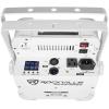 imageRockville Best PAR 60 White Bundle 4 RGBWA UV Battery Wireless DMX Wash Par Lights 2 RLB40 Travel Bags 2 LC70 C Clamps ROCKFORCE 384 DMX Controller RDX3M25 3 Pin Cable 10Items