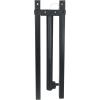 imageRockville RLF4 BLACK 98 Foot Solid Base TBar LightingSpeakerProjector DJ Stand Foldable TBar Tiltable Projector Tray Air Cushion System with Bags for DJs and Event Professionals