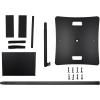 imageRockville RLF6 BLACK 98 Ft LightingProjector Stand FlatBase Tree Bar Air Cushion with Bags for DJsEvent Planners