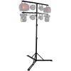 imageRockville RLS6 140lb Lighting Speaker Stand FlatBase Stability Detachable Tree Bar QuickFold Portability Perfect for DJs and Event Pros