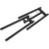 imageRockville RLS6 140lb Lighting Speaker Stand FlatBase Stability Detachable Tree Bar QuickFold Portability Perfect for DJs and Event Pros