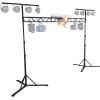 imageRockville RLT8 300lb DJ Lighting Truss System FlatBase Stability Foldable TBars Modular Design Perfect for Mobile DJs and Event Pros