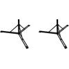 imageRockville RLT8 300lb DJ Lighting Truss System FlatBase Stability Foldable TBars Modular Design Perfect for Mobile DJs and Event Pros