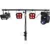 imageRockville RVLS60 Portable Tripod DJ Lighting TBar Stand 9 Ft Height 60 lbs Capacity Dual Telescopic Extensions with Safety Pins Includes Padded Carrying Bag