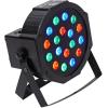 imageRockville RockPAR50 Bundle 6 RGB LED DMX Par Wash Lights with Dual Brackets RLBP6 Padded Backpack for Six Par Fixtures Sound Activated and Auto Programs 7Items
