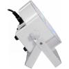 imageRockville RockPAR50 WHT Bundle 24 LED RGB Compact Par Can DJ Club Stage DMX Uplights ROCKFORCE 384 Channel Light Fog DMX Controller MIDI 25Items