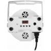 imageRockville RockPAR50 WHT Bundle 24 LED RGB Compact Par Can DJ Club Stage DMX Uplights ROCKFORCE 384 Channel Light Fog DMX Controller MIDI 25Items