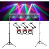 image4 Rockville Spyder LED Beam Moving Head DMX DJ Party Lights8 Ft Truss System