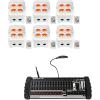 image6 Rockville Best PAR 50 Battery Wash Lights Wireless DMX384 Channel Controller