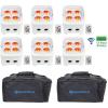 image6 Rockville Best PAR 50 White Rechargeable Par Lights Wireless DMXRGBWAUVBag