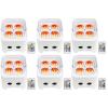 image6 Rockville Best PAR 50 White Rechargeable Par Wash Lights Wireless DMXRGBWAUV