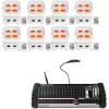 image8 Rockville Best PAR 50 Battery Wash Lights Wireless DMX384 Channel Controller