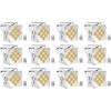imageRockville Best PAR 60 White RGBWA UV Battery Powered Wireless DMX Wash Par Lights Rechargeable Remote Control Included 12Piece