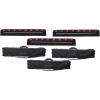 imageRockville MOTIONSTRIP Bundle 3 Motorized Moving Head RGBW Color Strip WashBeam Light Bar 16Channel DMX Control 3 RLB60 Travel Bags for LED Strips 6Items
