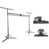 imageRockville RLT8 300lb DJ Lighting Truss System FlatBase Stability Foldable TBars Modular Design Perfect for Mobile DJs and Event Pros