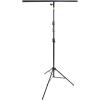 imageRockville RVLS60 Portable Tripod DJ Lighting TBar Stand 9 Ft Height 60 lbs Capacity Dual Telescopic Extensions with Safety Pins Includes Padded Carrying Bag