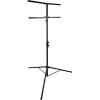 imageRockville RVLSF1 12FT Folding Lighting Tree Stand For 8 Lights 110LB Capacity 48 Foldable Lighting Mount Bar Adjustable Height 95142 Includes Mounting Hardware for DJs and Events