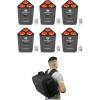 imageRockville RockWedge LED Bundle 6 54Watt RGBWA UV Rechargeable Battery Wireless DMX Par Lights RLBP6 Padded Backpack for Uplights IRC Remote Included 7Items