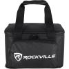 imageRockville RLBF4 Light Bag for 4 DJ Par or Uplights  Includes Removable Dividers and Padded Interior for Secure Transport
