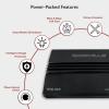 imageRockville RVAM3 V2 Mono Car Amplifier 4000W 1000W DynoCertified RMS  1 Ohm ClassD MOSFET Bass Remote Perfect for Subwoofers and Car Audio