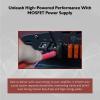 imageRockville RVAM3 V2 Mono Car Amplifier 4000W 1000W DynoCertified RMS  1 Ohm ClassD MOSFET Bass Remote Perfect for Subwoofers and Car Audio
