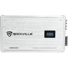 image:imageRockville Atom S20 1600W 4Channel Marine Amplifier with Bluetooth PA Mic Class AB Adjustable Crossover Rustproof for Boats and Marine Sound Systems
