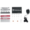 image:imageRockville Krypton MF4 White 2400w Peak600w RMS 4 Channel Marine Amplifier Waterproof Design Adjustable Crossover PA Microphone for Boats and Marine AudioWhite