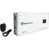 image:imageRockville Atom S30 2400W 4Channel Marine Amplifier 24 Ohm Voltmeter PA Mic for Boats and Marine Audio Systems