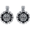 image:imageRockville Pair WB65KLS Silver 65 Marine Wakeboard LED Tower Speakers 300W Peak150W RMS 4 Ohm Waterproof MultiColor LED Lighting 360 Degree Swivel for Boats and ATVs