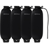 image:imageRockville Boat Fender Package 10in x 30in Marine Bumpers with Covers Dock Lines amp PumpBlack