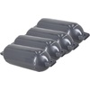 image:imageRockville Boat Fender Package 10in x 30in Marine Bumpers with Covers Dock Lines amp PumpGrey