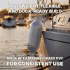 image:imageRockville Boat Fender Package 10in x 30in Marine Bumpers with Covers Dock Lines amp PumpGrey