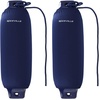image:imageRockville Boat Fender Package 10in x 30in Marine Bumpers with Covers Dock Lines amp PumpNavy Blue