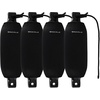image:imageRockville Boat Fender Package 65in x 23in Marine Boat Bumpers with Fender Covers Dock Lines amp Pump for Docking and Boat ProtectionBlack