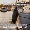 image:imageRockville Boat Fender Package 65in x 23in Marine Boat Bumpers with Fender Covers Dock Lines amp Pump for Docking and Boat ProtectionBlack