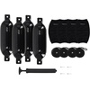 image:imageRockville Boat Fender Package 65in x 23in Marine Boat Bumpers with Fender Covers Dock Lines amp Pump for Docking and Boat ProtectionBlack